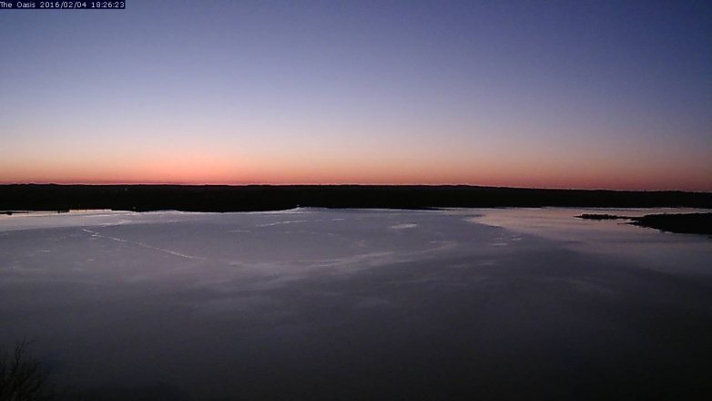 Lake Travis webcam, February 4, 2016 5:30 PM CT