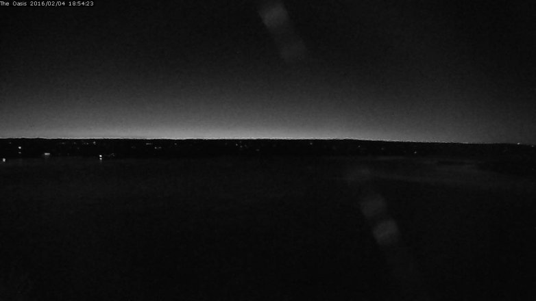 Lake Travis webcam, February 4, 2016 6:00 PM CT