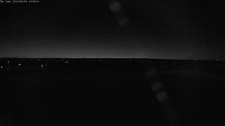 Lake Travis webcam, February 4, 2016 6:05 PM CT