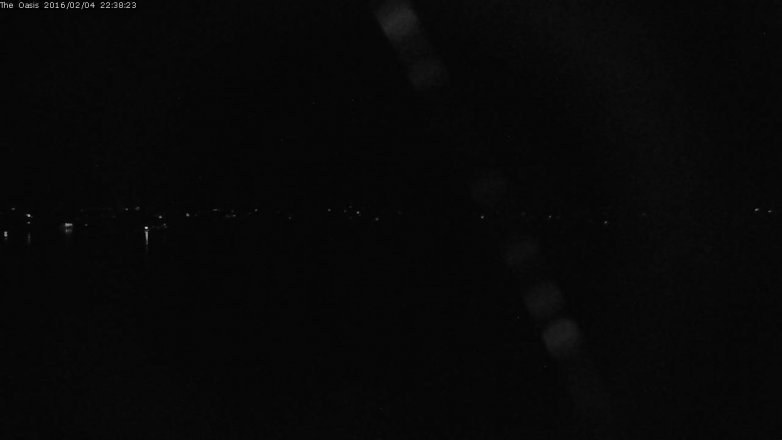 Lake Travis webcam, February 4, 2016 9:45 PM CT