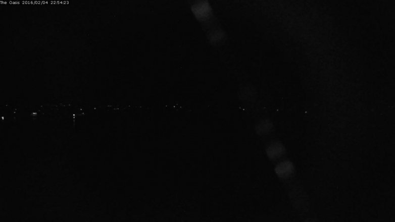 Lake Travis webcam, February 4, 2016 10:00 PM CT