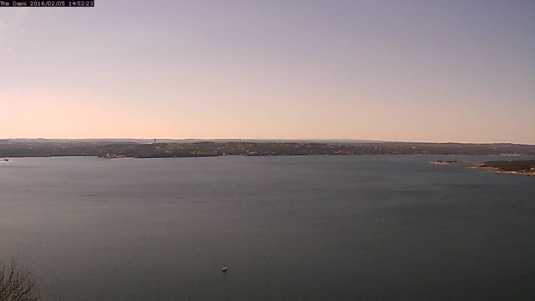 Lake Travis webcam, February 5, 2016 2:00 PM CT