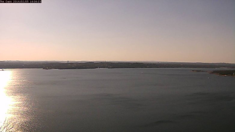 Lake Travis webcam, February 5, 2016 3:10 PM CT