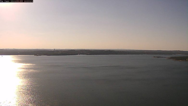 Lake Travis webcam, February 5, 2016 3:30 PM CT