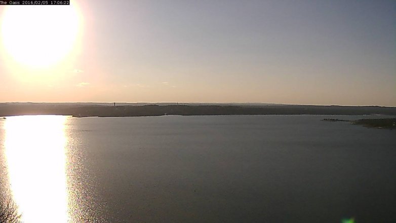 Lake Travis webcam, February 5, 2016 4:10 PM CT