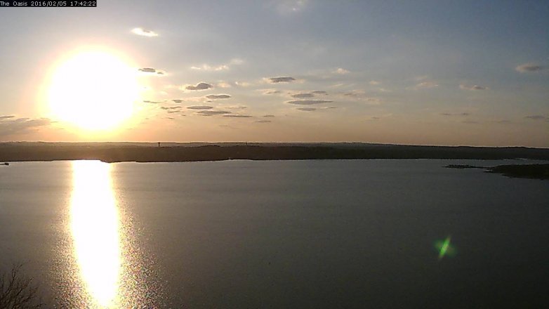 Lake Travis webcam, February 5, 2016 4:50 PM CT