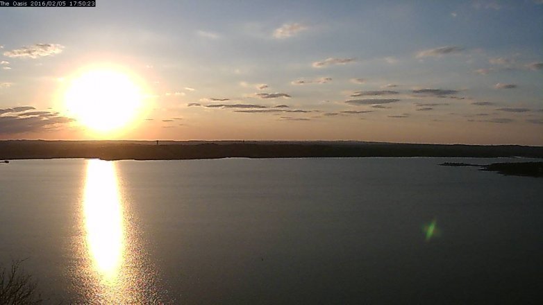 Lake Travis webcam, February 5, 2016 4:55 PM CT