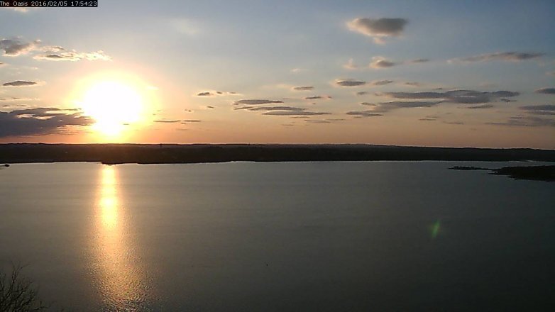 Lake Travis webcam, February 5, 2016 5:00 PM CT