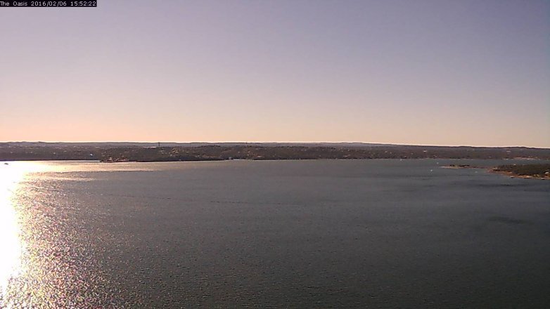 Lake Travis webcam, February 6, 2016 3:00 PM CT