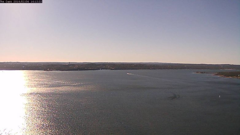 Lake Travis webcam, February 6, 2016 3:20 PM CT