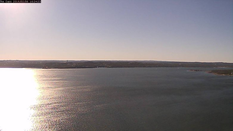 Lake Travis webcam, February 6, 2016 3:30 PM CT