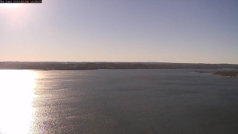 Lake Travis webcam, February 6, 2016 3:35 PM CT