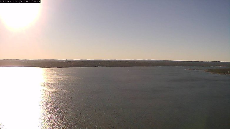 Lake Travis webcam, February 6, 2016 4:00 PM CT
