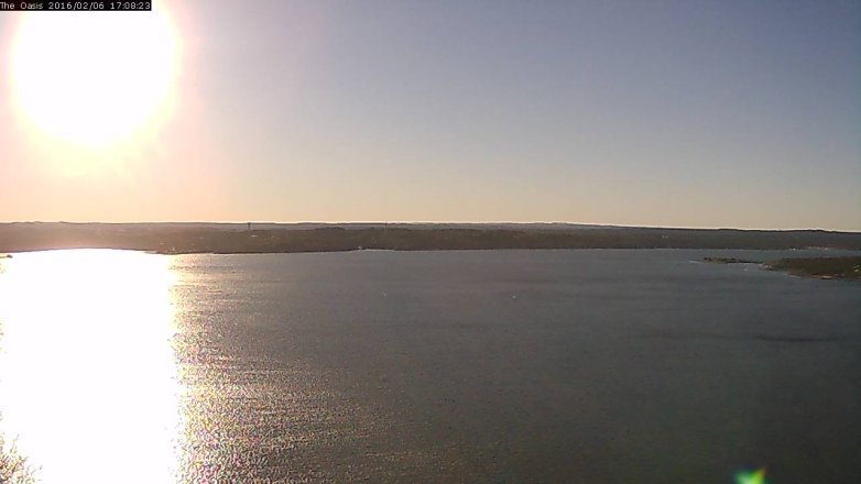 Lake Travis webcam, February 6, 2016 4:15 PM CT