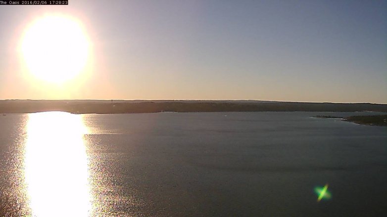 Lake Travis webcam, February 6, 2016 4:35 PM CT
