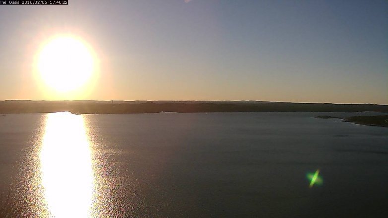 Lake Travis webcam, February 6, 2016 4:45 PM CT