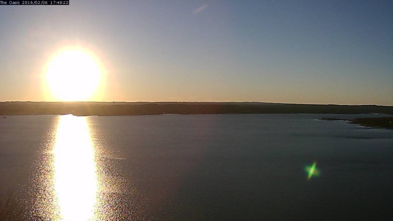 Lake Travis webcam, February 6, 2016 4:55 PM CT