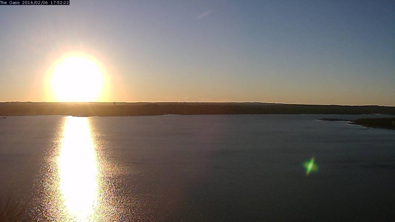 Lake Travis webcam, February 6, 2016 5:00 PM CT