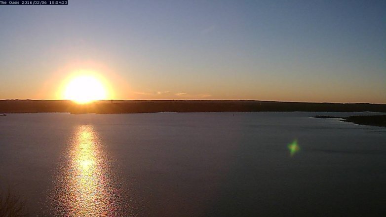 Lake Travis webcam, February 6, 2016 5:10 PM CT