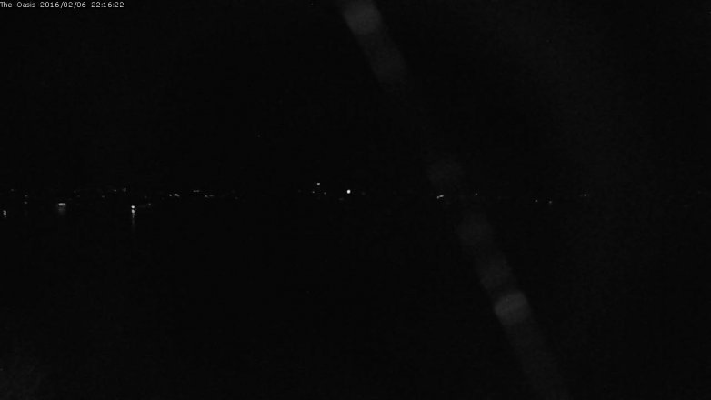 Lake Travis webcam, February 6, 2016 9:20 PM CT