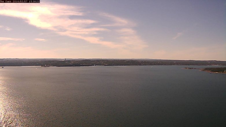 Lake Travis webcam, February 7, 2016 2:45 PM CT