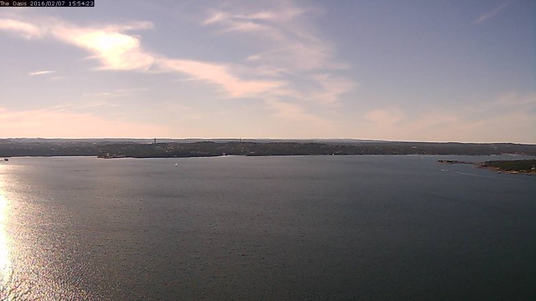 Lake Travis webcam, February 7, 2016 3:00 PM CT