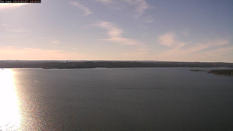 Lake Travis webcam, February 7, 2016 3:25 PM CT