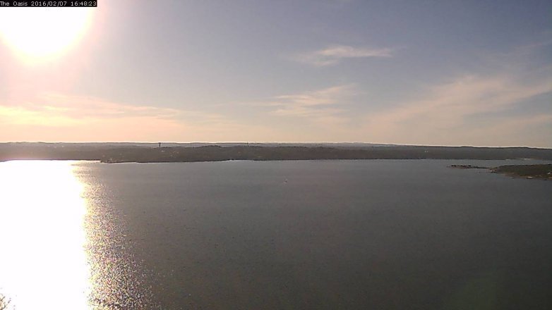 Lake Travis webcam, February 7, 2016 3:55 PM CT