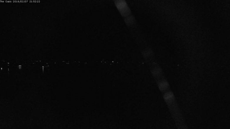 Lake Travis webcam, February 7, 2016 9:00 PM CT