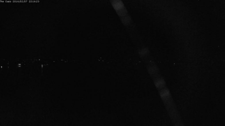 Lake Travis webcam, February 7, 2016 9:25 PM CT