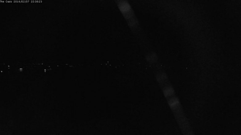 Lake Travis webcam, February 7, 2016 9:45 PM CT