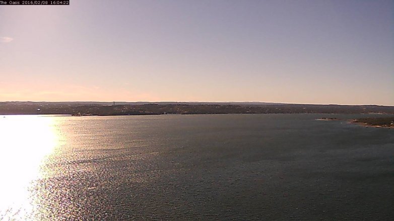 Lake Travis webcam, February 8, 2016 3:10 PM CT