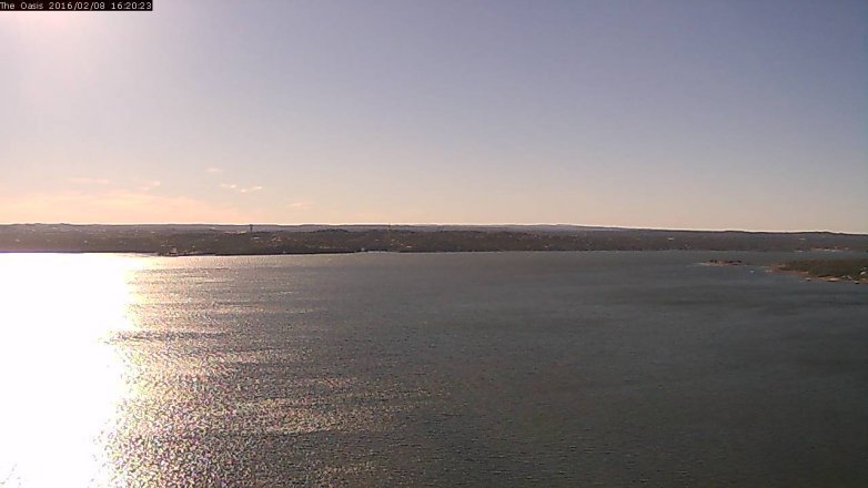 Lake Travis webcam, February 8, 2016 3:25 PM CT