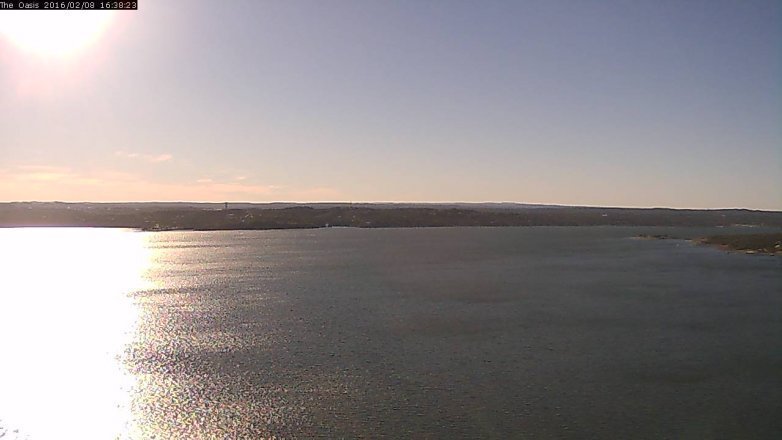 Lake Travis webcam, February 8, 2016 3:45 PM CT