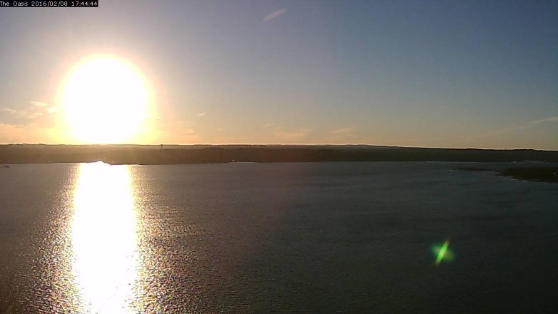 Lake Travis webcam, February 8, 2016 4:50 PM CT