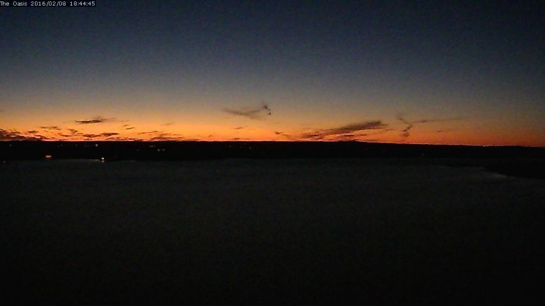 Lake Travis webcam, February 8, 2016 5:50 PM CT