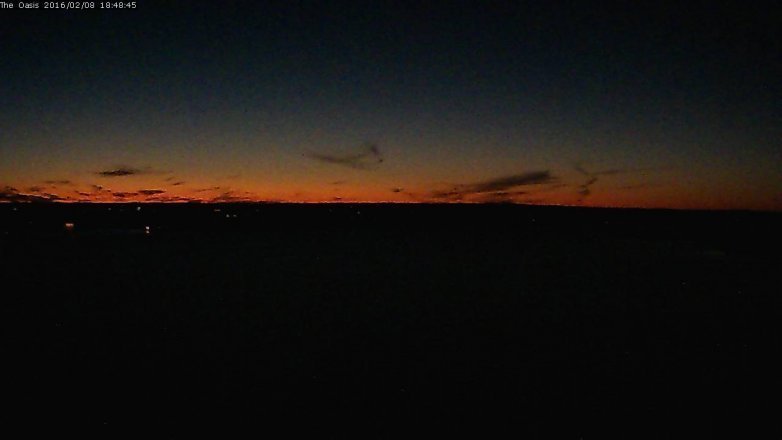 Lake Travis webcam, February 8, 2016 5:55 PM CT