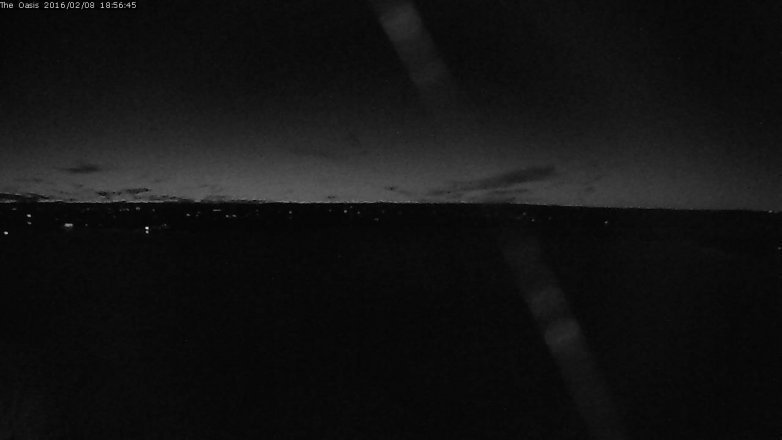Lake Travis webcam, February 8, 2016 6:05 PM CT