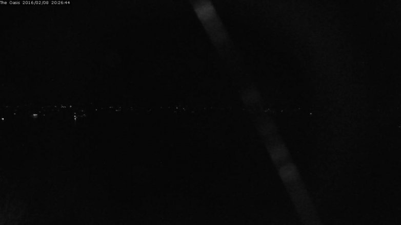 Lake Travis webcam, February 8, 2016 7:30 PM CT
