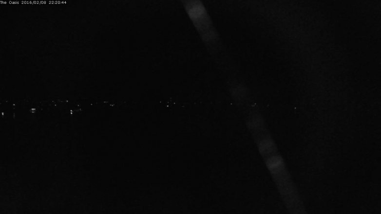 Lake Travis webcam, February 8, 2016 9:25 PM CT