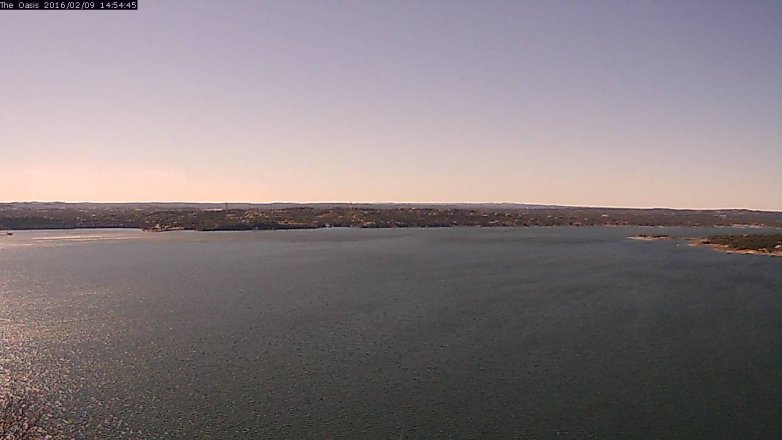 Lake Travis webcam, February 9, 2016 2:00 PM CT