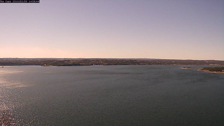 Lake Travis webcam, February 9, 2016 2:05 PM CT