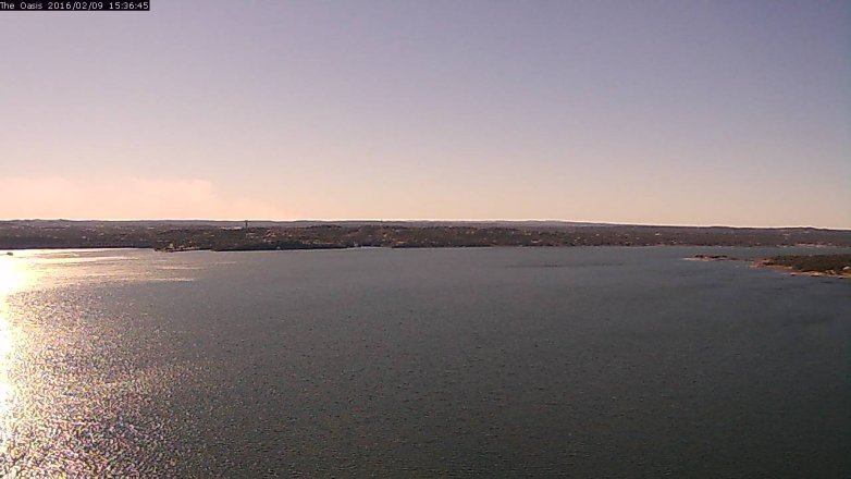Lake Travis webcam, February 9, 2016 2:40 PM CT