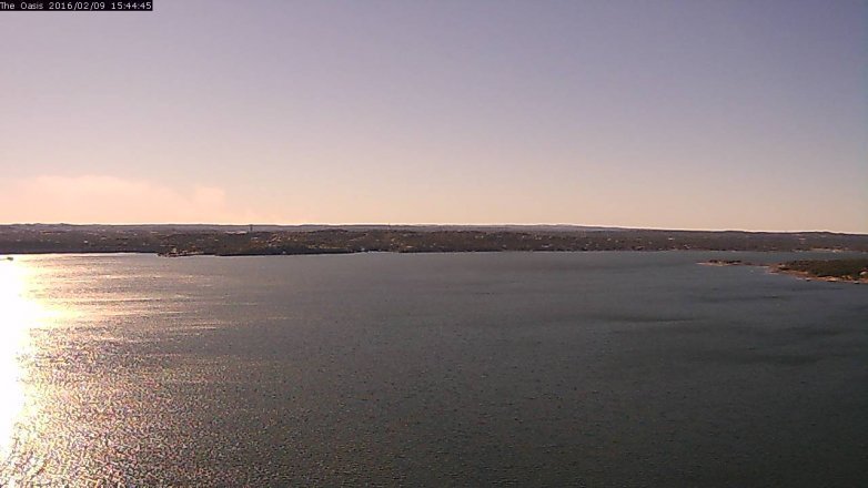 Lake Travis webcam, February 9, 2016 2:50 PM CT