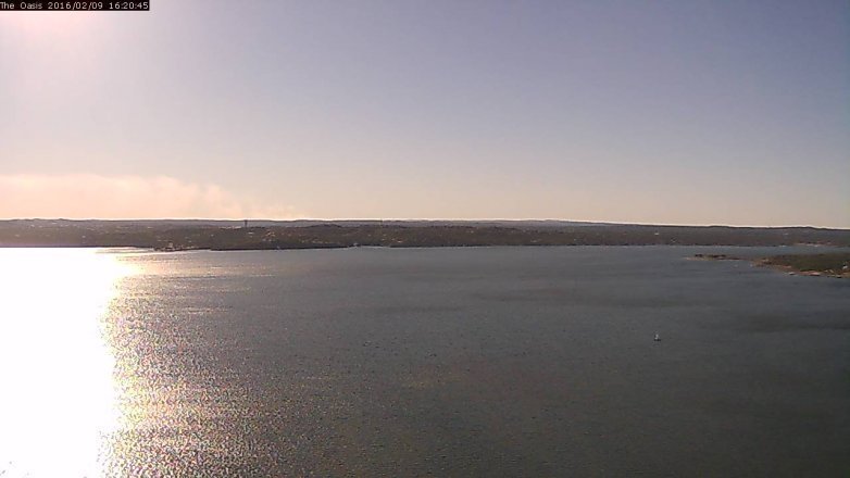 Lake Travis webcam, February 9, 2016 3:25 PM CT