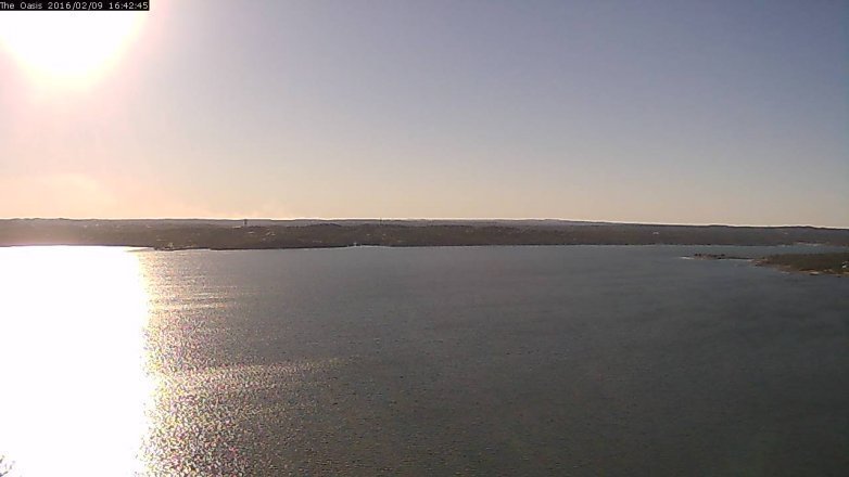 Lake Travis webcam, February 9, 2016 3:50 PM CT