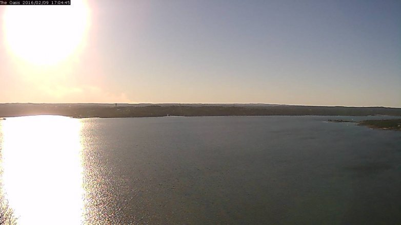 Lake Travis webcam, February 9, 2016 4:10 PM CT