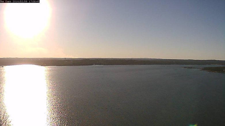 Lake Travis webcam, February 9, 2016 4:15 PM CT