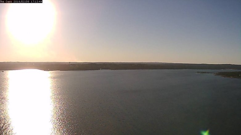 Lake Travis webcam, February 9, 2016 4:20 PM CT