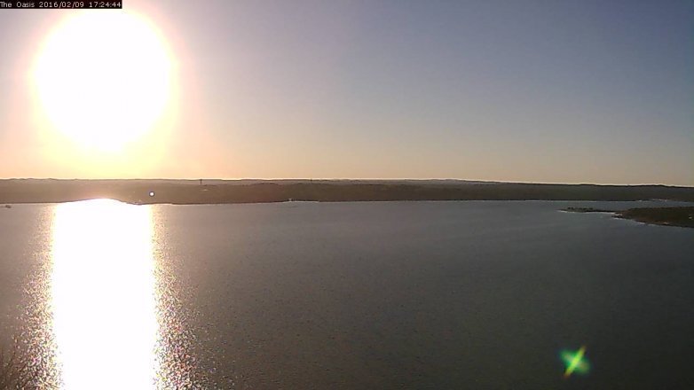 Lake Travis webcam, February 9, 2016 4:30 PM CT